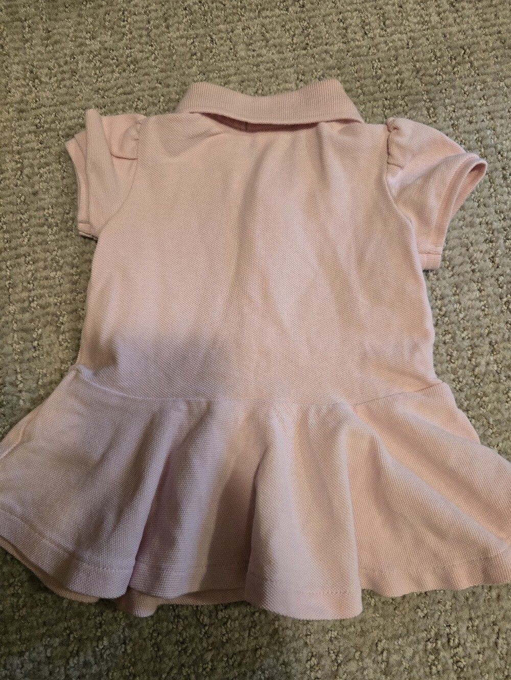 Ralph Lauren Light Pink Polo Peplum Dress - Picture 5 of 5